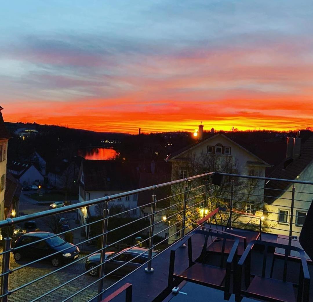 Doppelzimmer Mit Ausblick Nurtingen Bagian luar foto